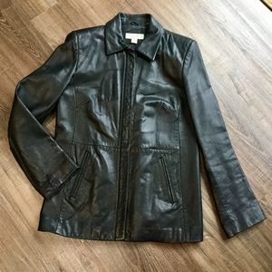 GENUINE Leather Jacket Casual Corner